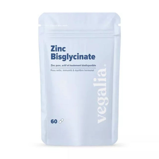 Bisglicinato De Zinco 60 Cápsulas